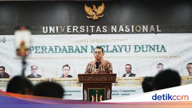 Fadli Zon Dorong Peradaban Melayu di Kancah Global Lewat Konferensi UNAS