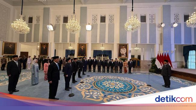 Daftar Lengkap 3 Kali Reshuffle Kabinet Prabowo-Gibran