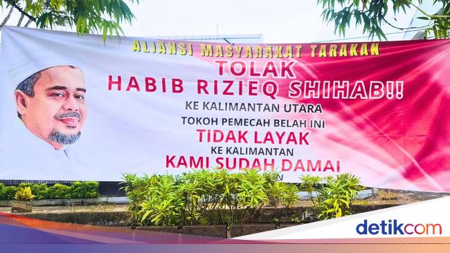 Muncul Penolakan Kedatangan Habib Rizieq di Tarakan, Panitia Buka Suara