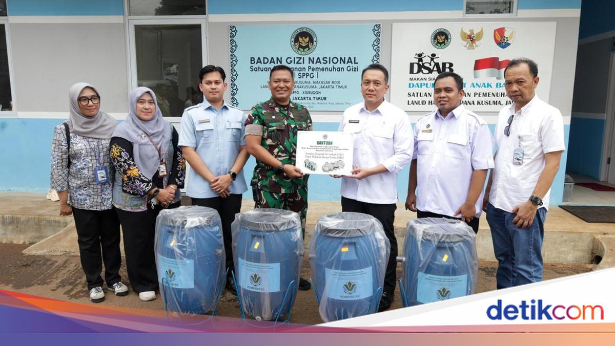 Wamen LH Beri Komposter ke Dapur MBG Halim untuk Olah Sampah Organik