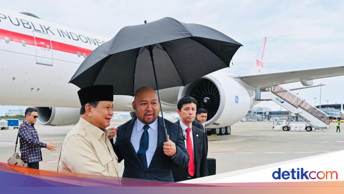 Prabowo Tiba di Jepang untuk Expo 2025 Osaka, Disambut Didit