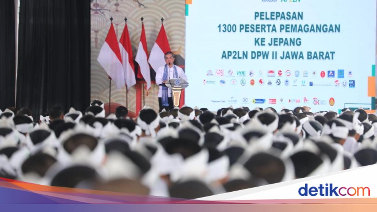 Lepas 1.300 Peserta Magang ke Jepang, Menaker Beri Pesan Ini