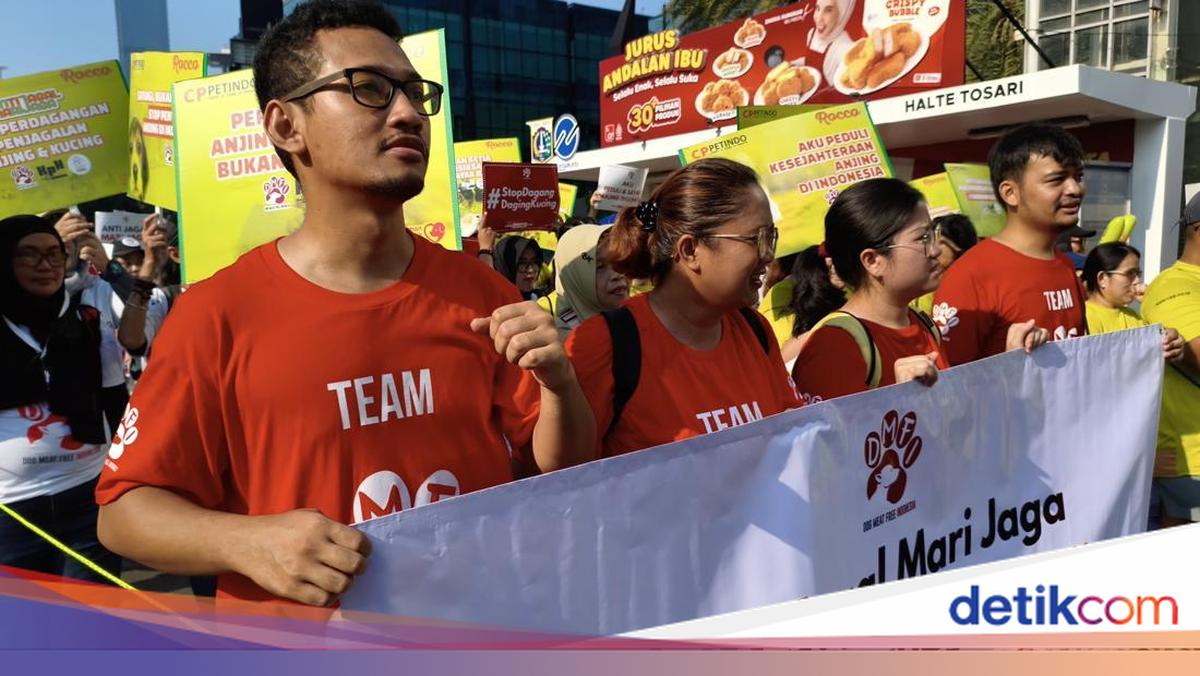 Aksi di CFD, Aktivis Minta RUU Larang Perdagangan Daging Anjing-Kucing Disahkan