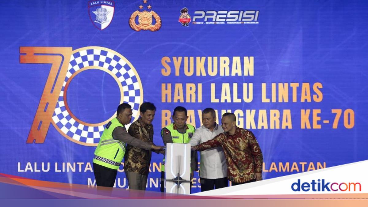 Korlantas Luncurkan Aplikasi Digital Korlantas di Hari Lalu Lintas Bhayangkara Ke-70