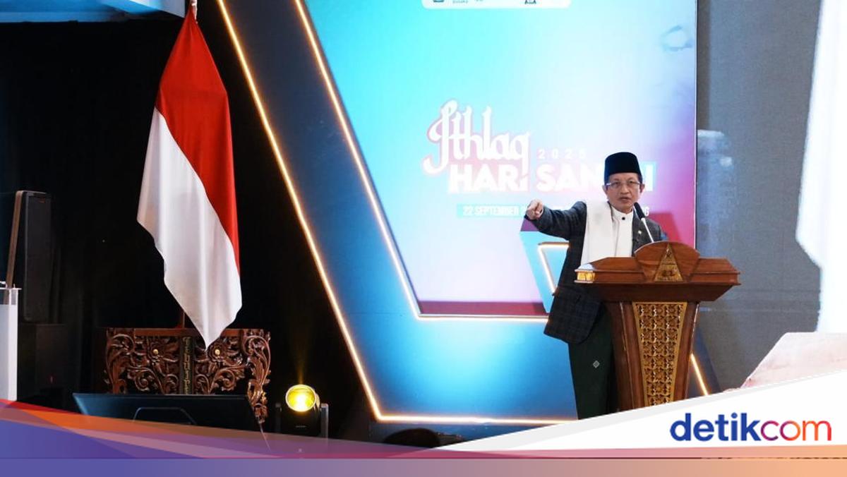 Buka Hari Santri 2025, Menag Ungkap Rencana Eselon I Urus Pesantren