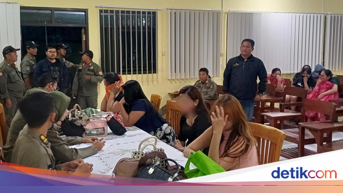 18 PSK Terciduk Satpol PP Saat Razia Warkop di Mojokerto