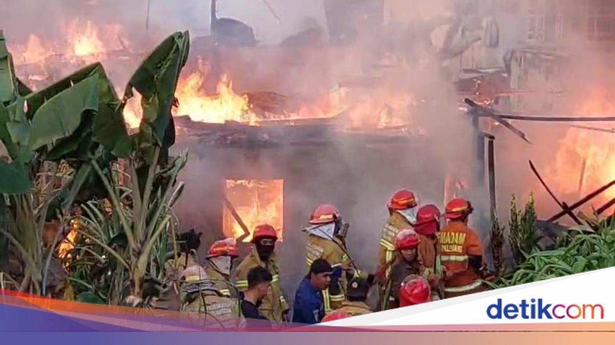 11 Rumah di Palembang Hangus Terbakar, Tak Ada Korban Jiwa