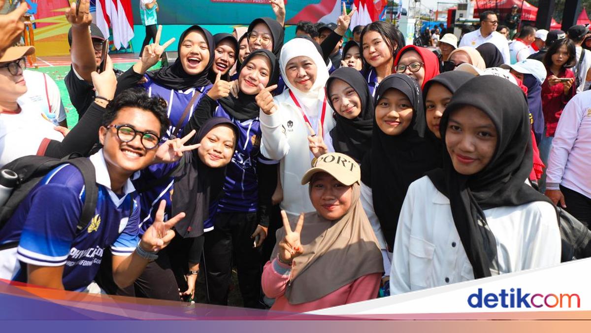 Jatim Sportiv Festival Raih Rekor MURI, Ini Pesan Gubernur Khofifah