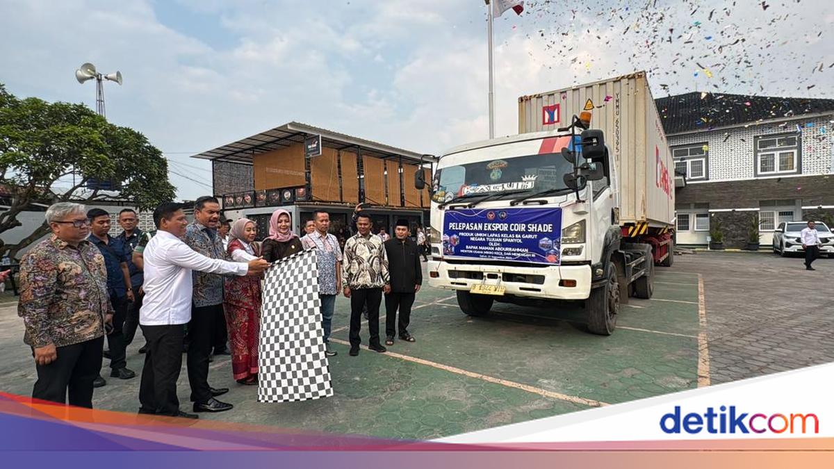 Menteri UMKM Salut Lapas Kelas IIA Garut Ekspor Produk Coir Shade ke Spanyol