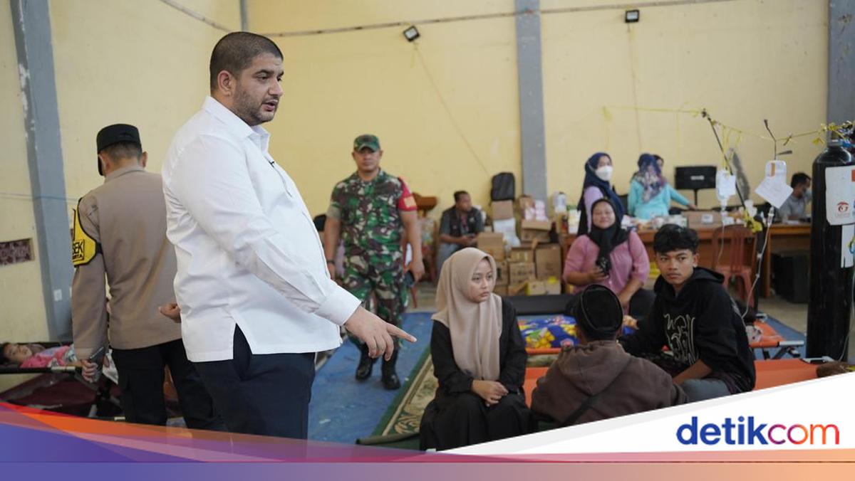 Legislator Rajiv Jenguk Korban Keracunan MBG di Dapil Posko KLB Cipongkor