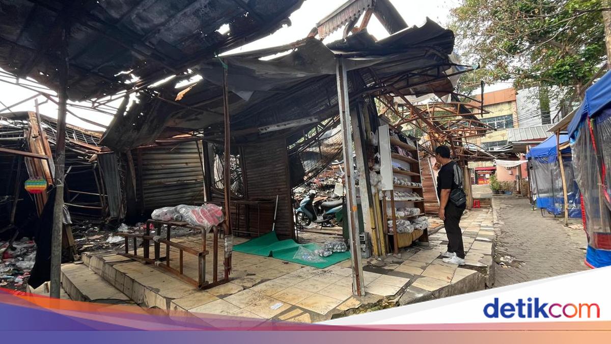 Pedagang Harap Pemerintah Lekas Perbaiki Pasar Taman Puring Pascakebakaran