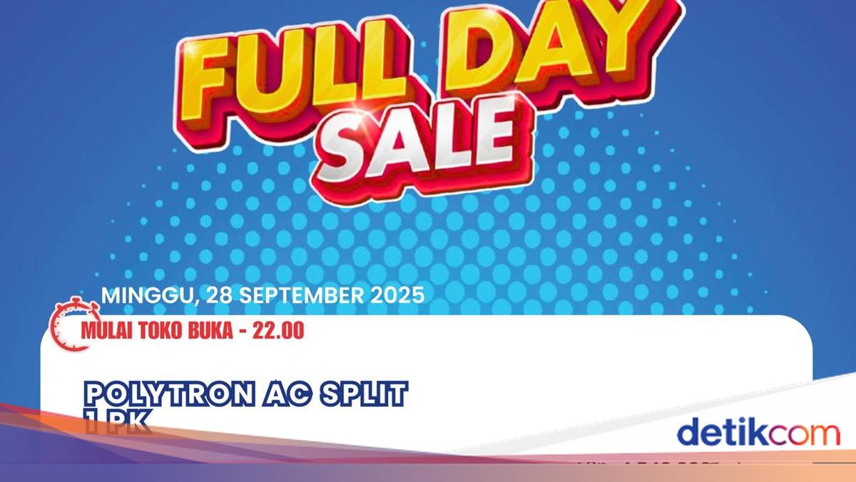 Polytron AC 1 PK Cuma Rp 3 Jutaan di Transmart Full Day Sale!