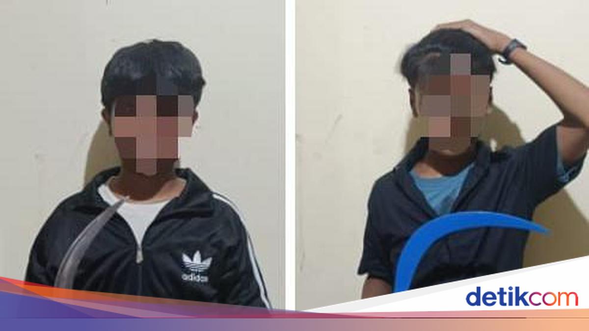 2 Remaja Mau Tawuran di Jakpus Ditangkap Patroli Polisi, Celurit Disita