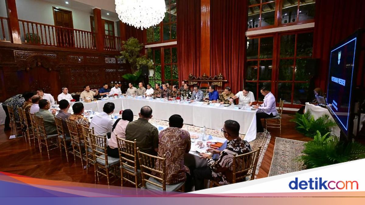 Rapat di Kertanegara, Sejumlah Menteri Sampaikan Laporan ke Prabowo