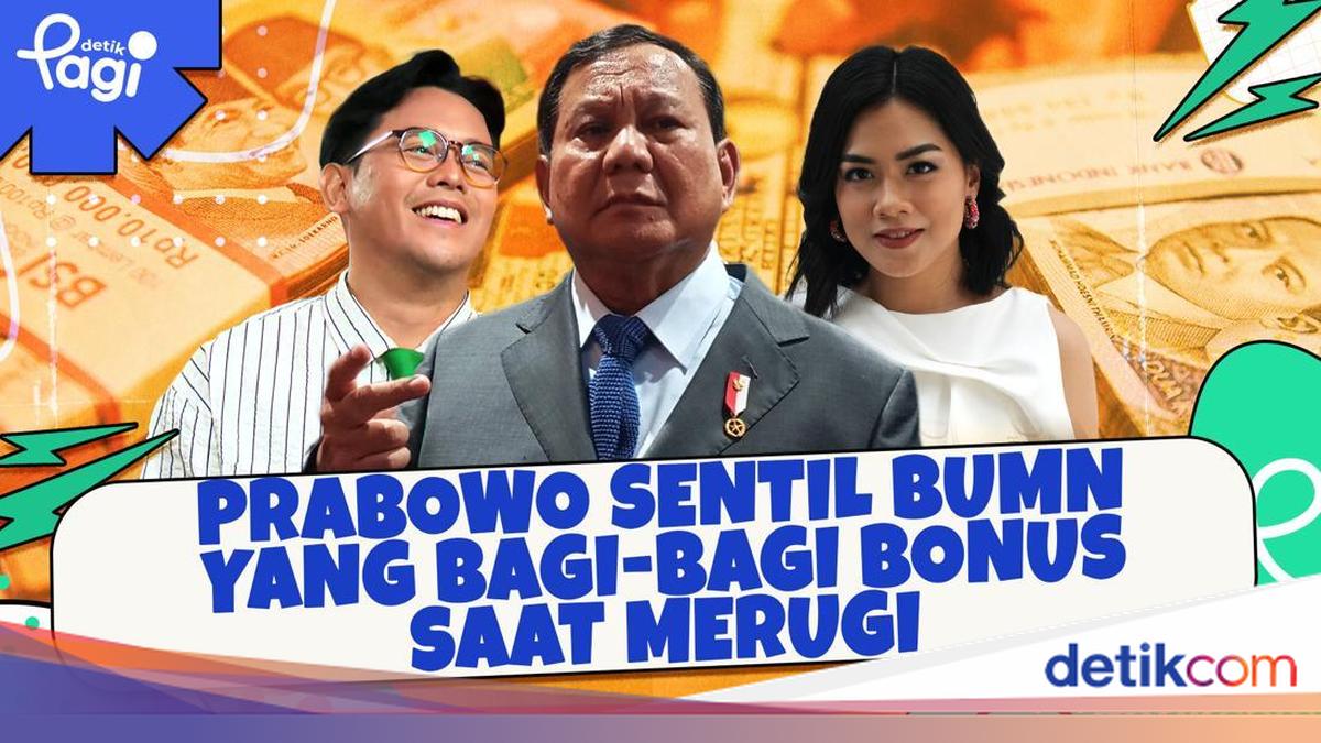 Sentil Prabowo Sentil BUMN yang Bagi-bagi Bonus saat Merugi