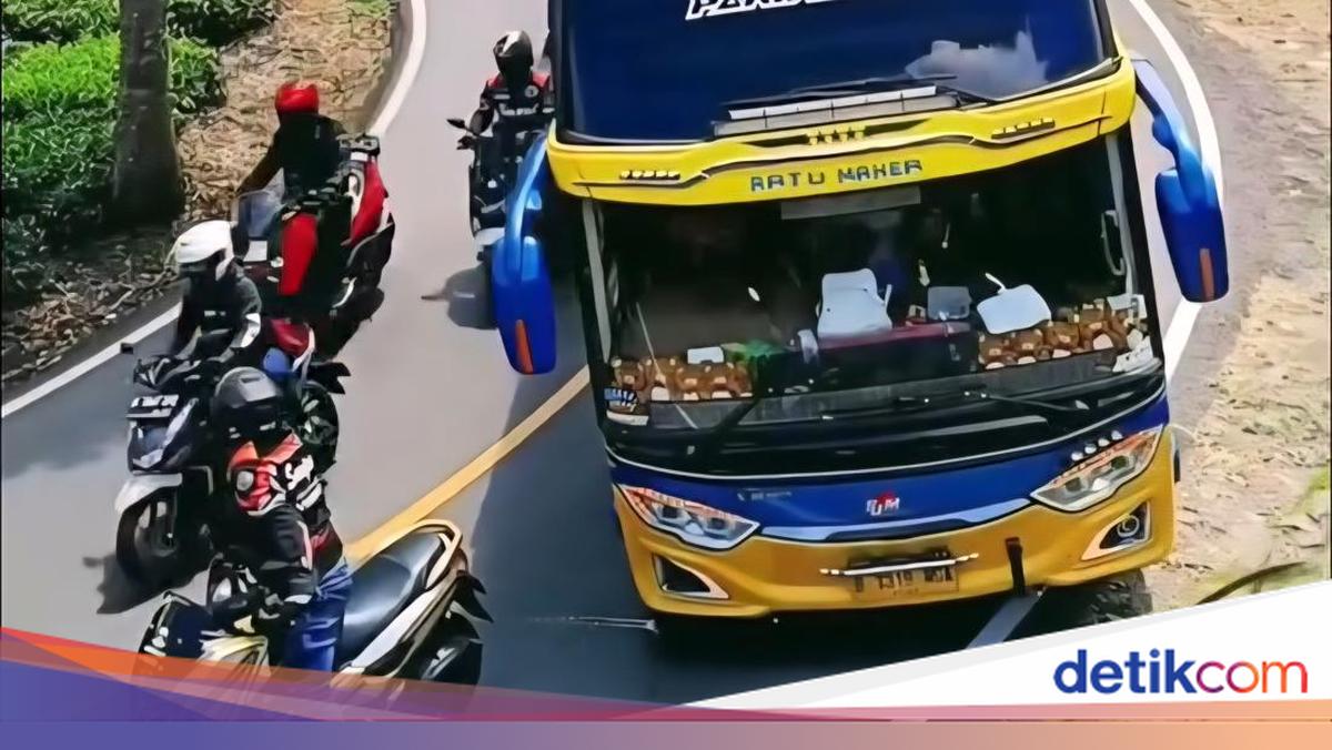 Komunitas Motor tapi Tak Tahu Etika: Adang Bus di Tikungan, Turunan ...