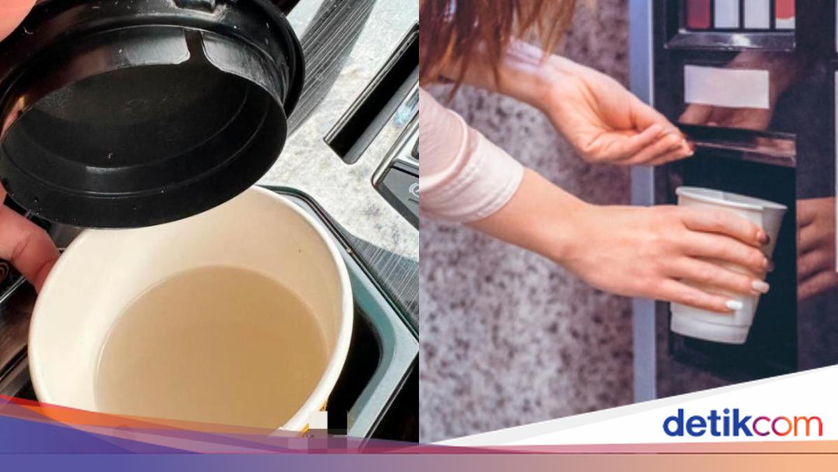 Zonk! Cuma dapat Air dan Sebutir Biji Kopi usai Beli Kopi di Mesin