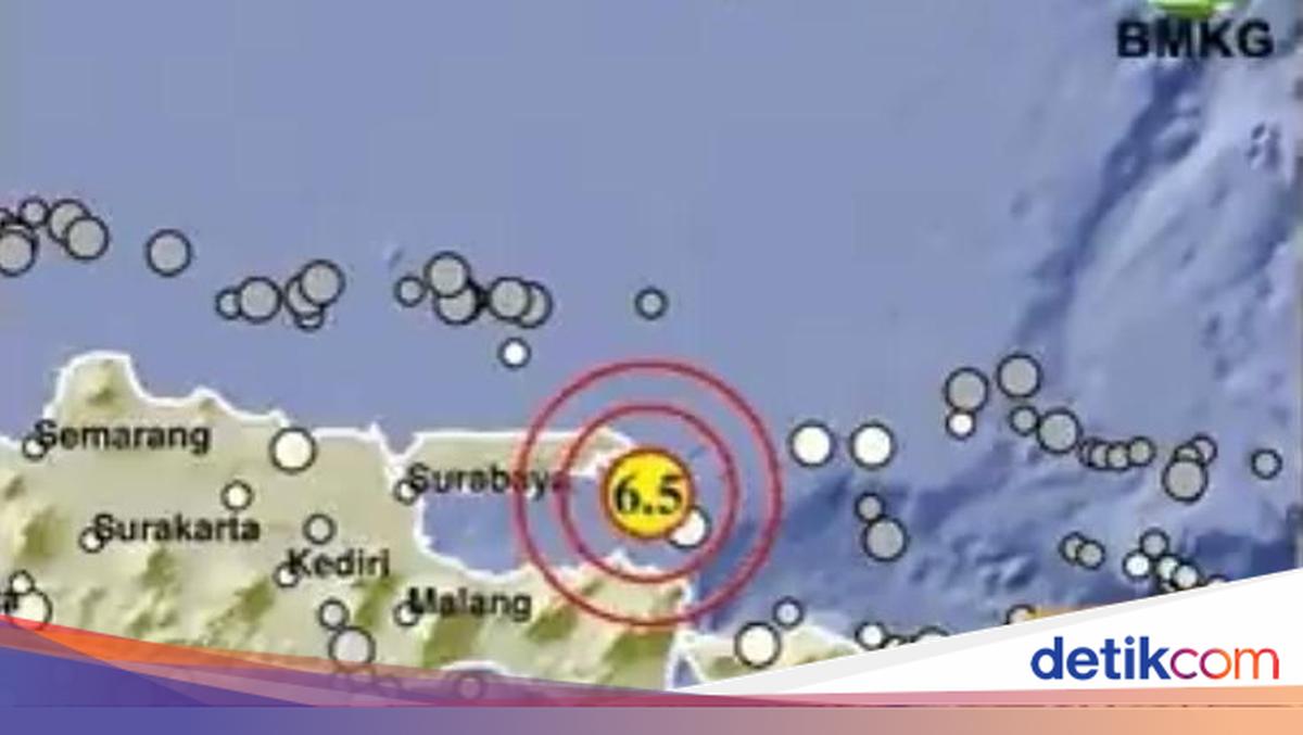 Gempa M 6,5 Sumenep: Getaran Terasa di Blitar, Bali hingga Lombok