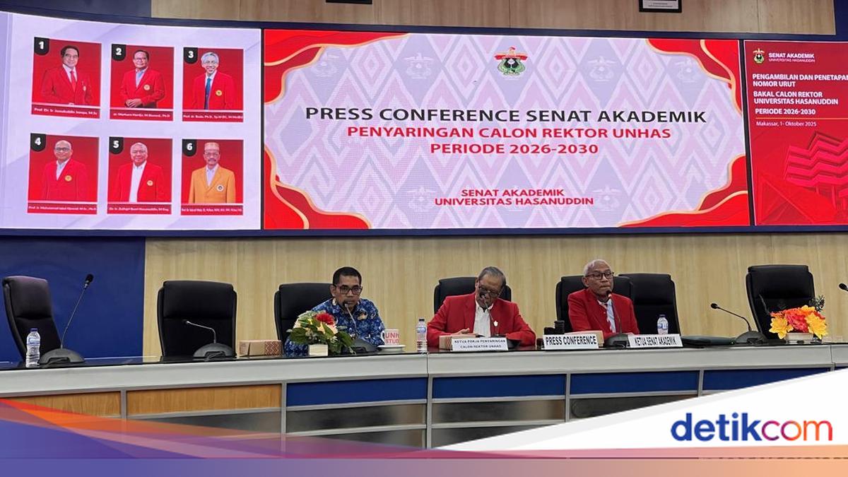 Pengundian Nomor Urut 6 Bacalon Rektor Unhas 2026-2030: Jamaluddin Jompa 1