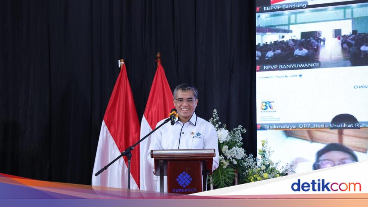 Bulan Pelatihan Vokasi Nasional, Kemnaker Targetkan Latih 60 Ribu Peserta