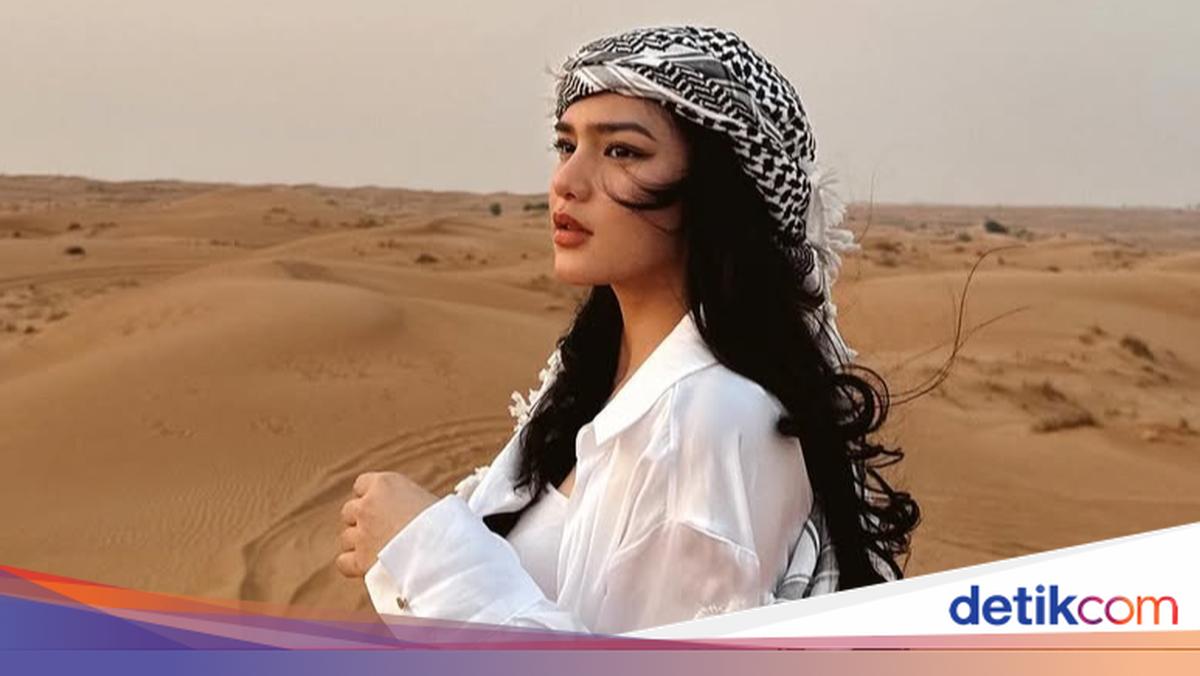 Davina Karamoy Liburan di Dubai, Warganet: Masya Allah Cantiknya
