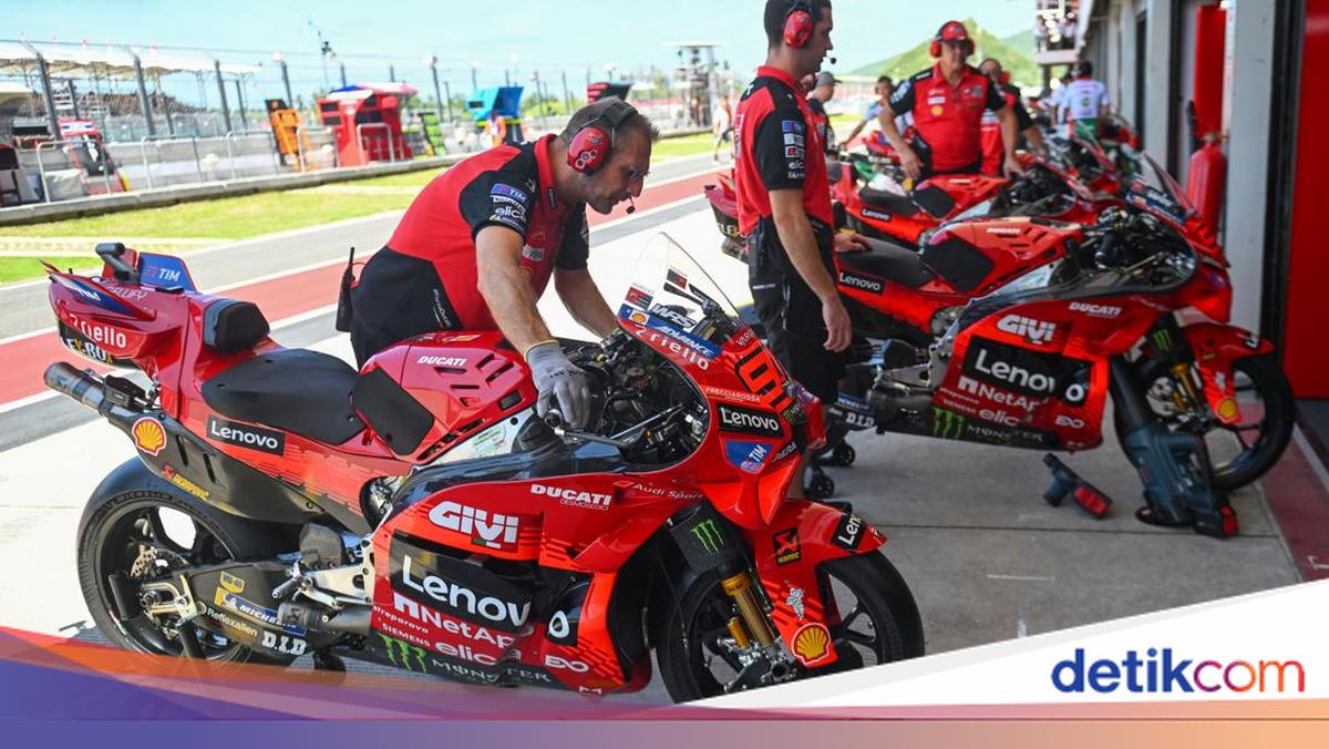 Hasil Tak Oke Pabrikan Ducati di Mandalika: Pecco dan Marquez Cuma Q1
