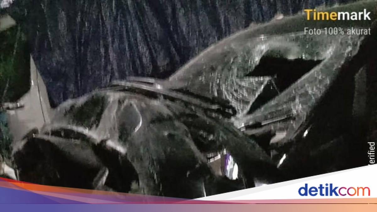 Penampakan Mobil Rombongan Cantika Davinca Usai Kecelakaan