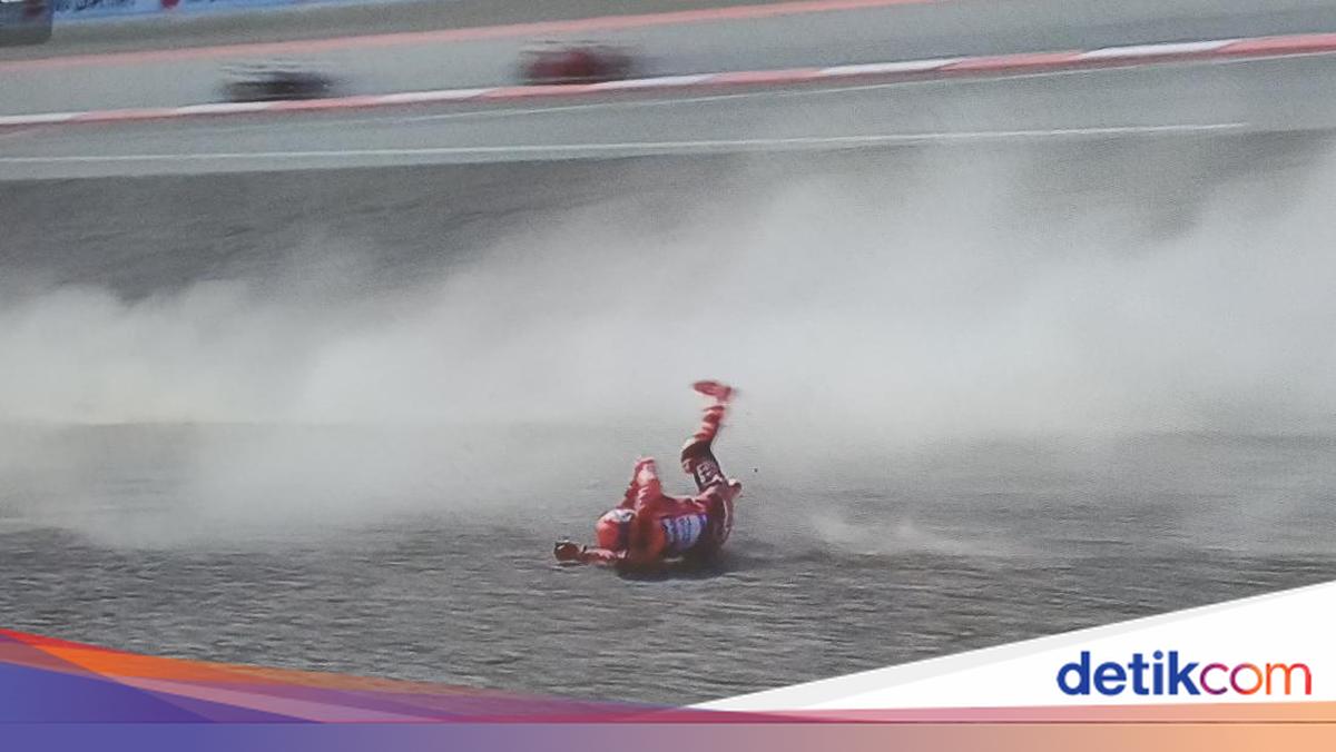 MotoGP Mandalika 2025: Marc Marquez Patah Tulang Bahu