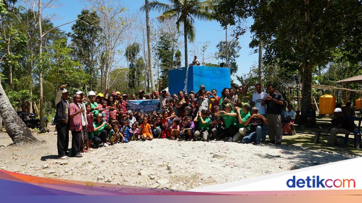 Alfamart Bangun Pompa Air di Desa Nifukani, 1.000 Warga Rasakan Manfaatnya