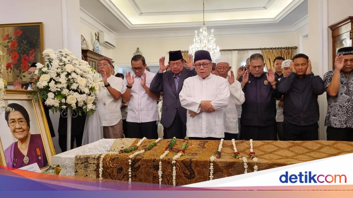 SBY hingga Puan Melayat ke Istri Wapres ke-4 RI Karlinah Umar Wirahadikusumah