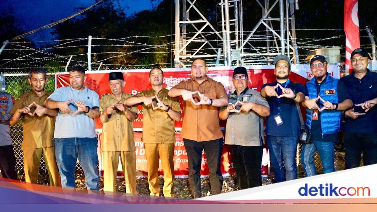 Andre Rosiade Resmikan Tower BTS Telkomsel di Desa Kampung Baru
