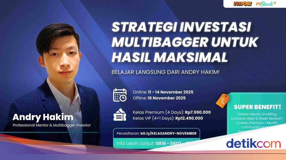 Saatnya jadi Multibagger! Ikuti Kelas Saham Bareng Andry Hakim di FITClass
