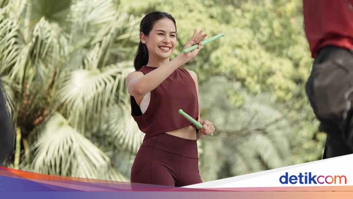 Momen Maudy Ayunda Perdana Coba Poundfit