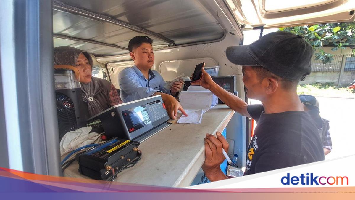 Api Razia Asal Razia Pajak di Bandung, 94 Pengendara Kepergok Masih Nunggak