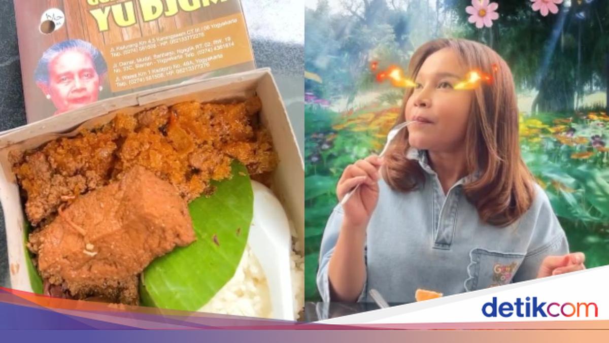Rossa Ikut Tren 'Bon Appetit, Your Majesty', Ini Aksinya Makan Gudeg