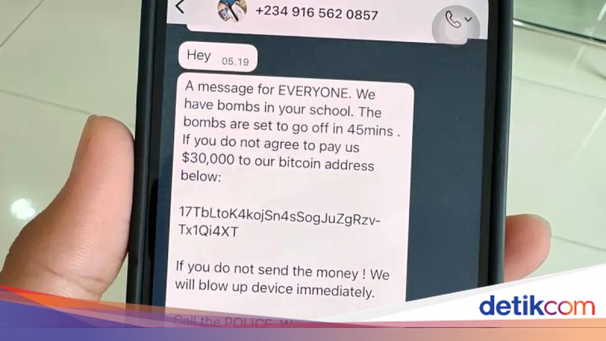 Modus Teror 3 Sekolah Internasional: Pakai Nomor +234, Minta Tebusan Kripto