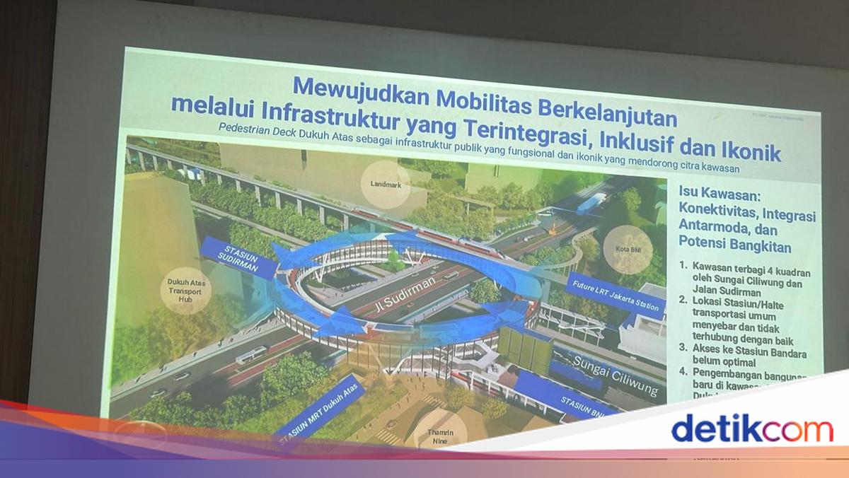 Warga Dukung Rencana Jembatan 'Donat' di Dukuh Atas Hubungkan MRT-LRT-KRL
