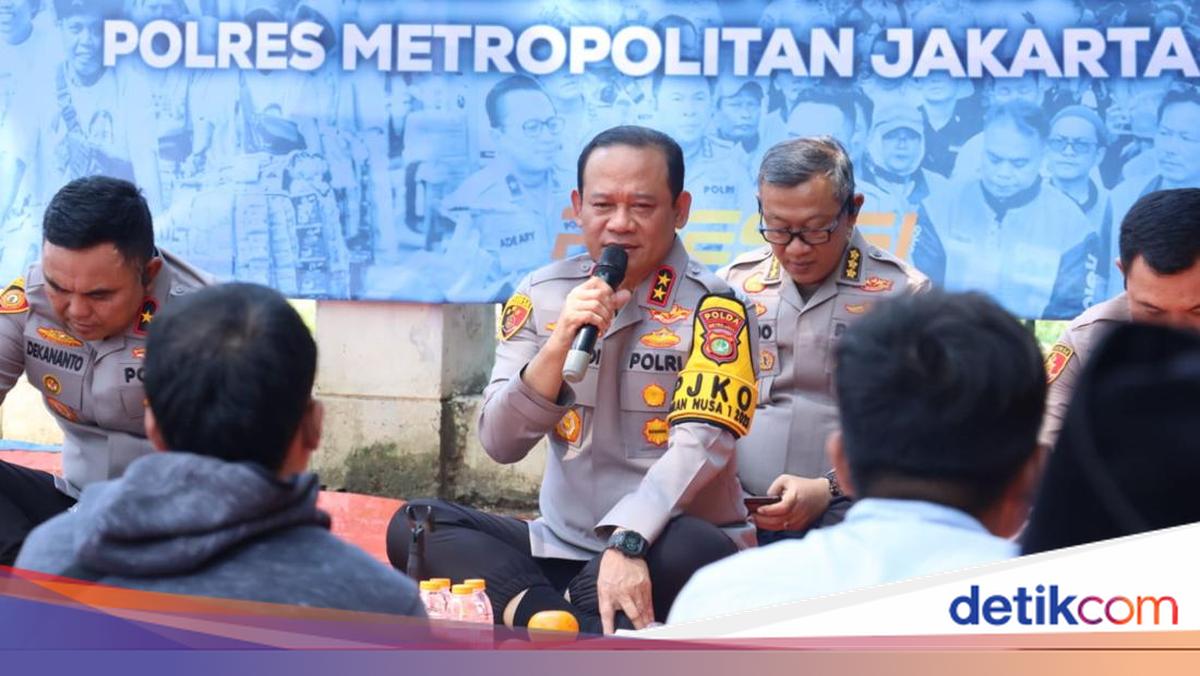 Kapolda Metro Makan Bareng Pedagang Kopi Starling, Ajak Jaga Jakarta