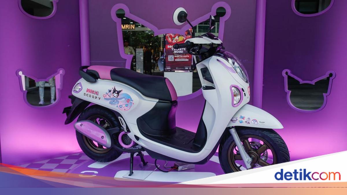 Cute Banget! Honda Scoopy Dapat Sentuhan Kuromi