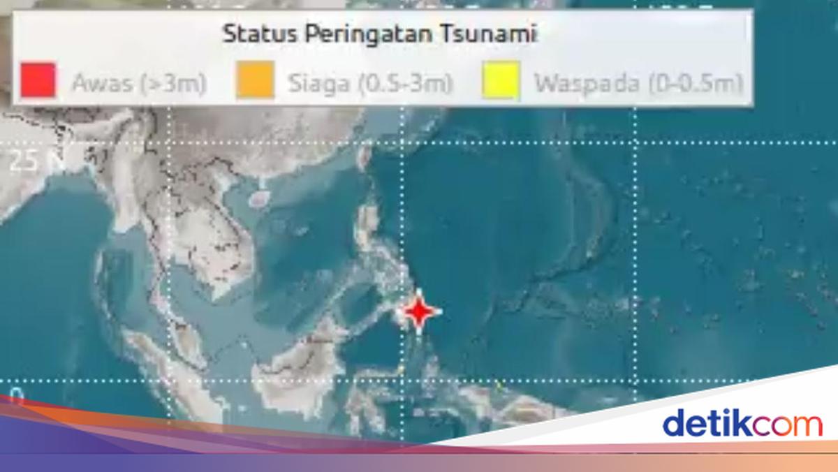Tsunami Minor di Pesisir Indonesia Usai Gempa Besar Guncang Filipina