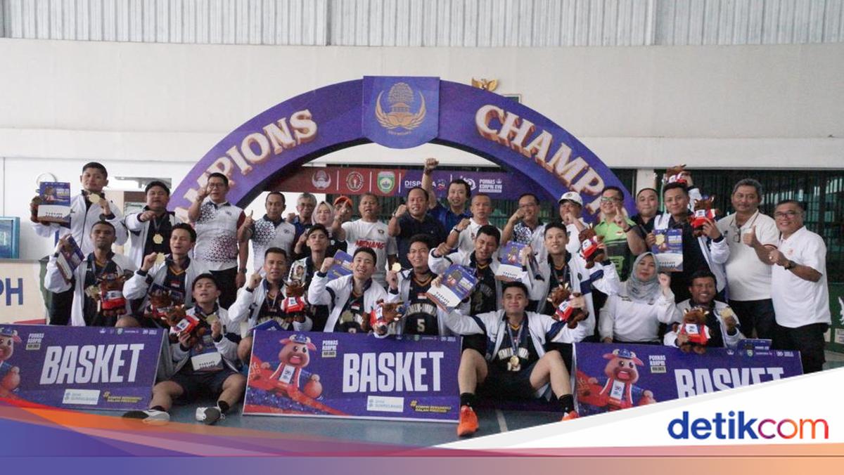 Tim Basket Kementerian Imipas Jadi Juara di PORNAS KORPRI 2025