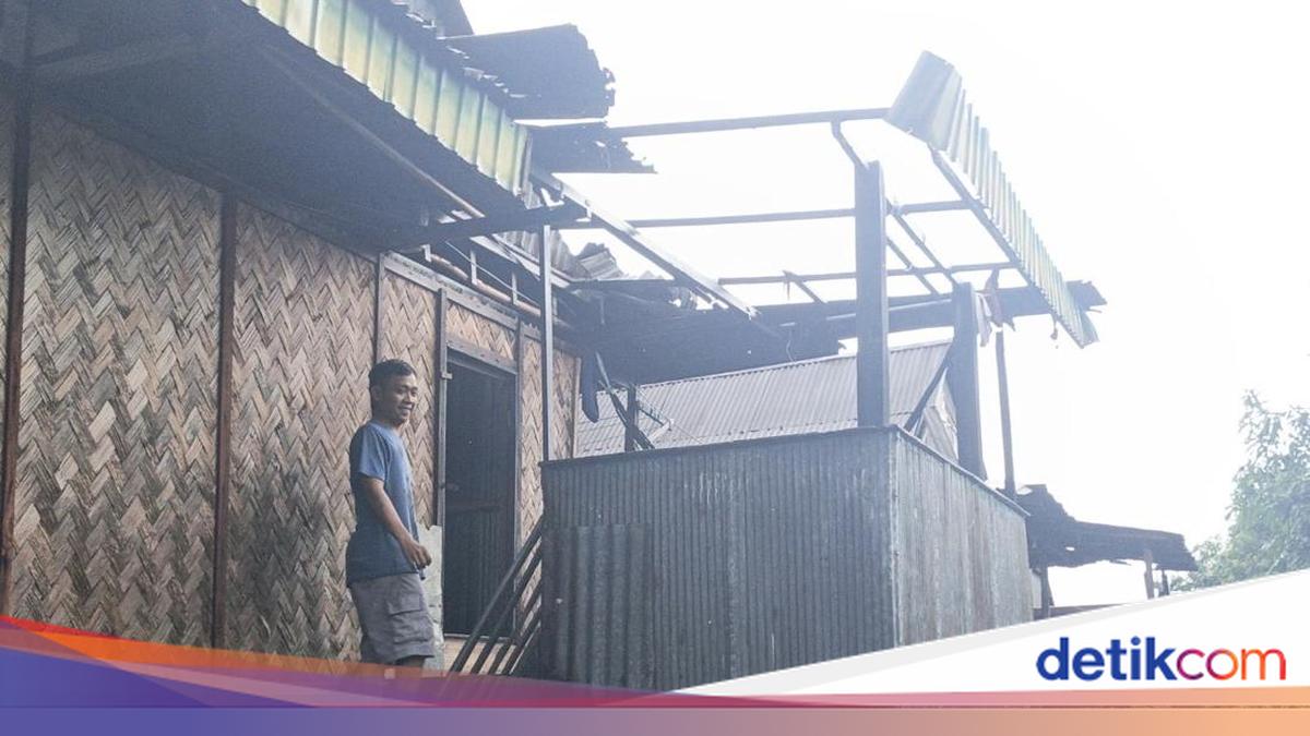 21 Rumah Rusak Diterjang Angin Kencang di Pinrang