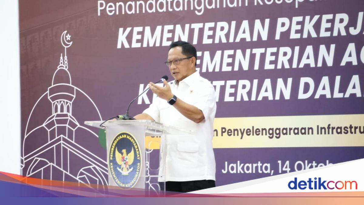 Teken MoU Bareng Menteri PU-Menag, Mendagri Dukung Infrastruktur Pesantren