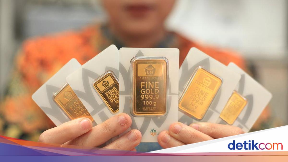Harga Emas Antam Turun Rp 10 Ribu per Gram Hari Ini, Cek Rinciannya