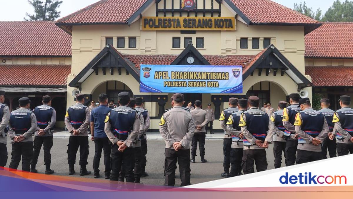 Kapolresta Serang Kota Kumpulkan Pak Bhabin, Ingatkan Jaga Kamtibmas