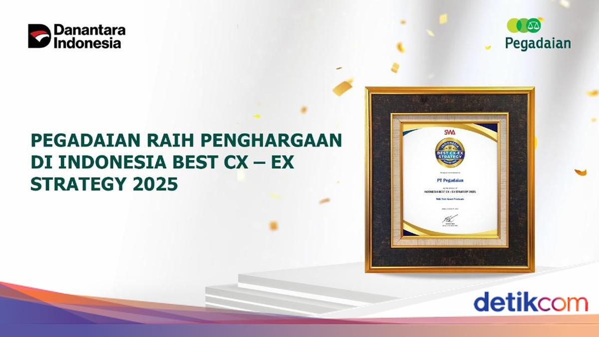 Pegadaian Raih Penghargaan Indonesia Best CX-EX Strategy Award 2025