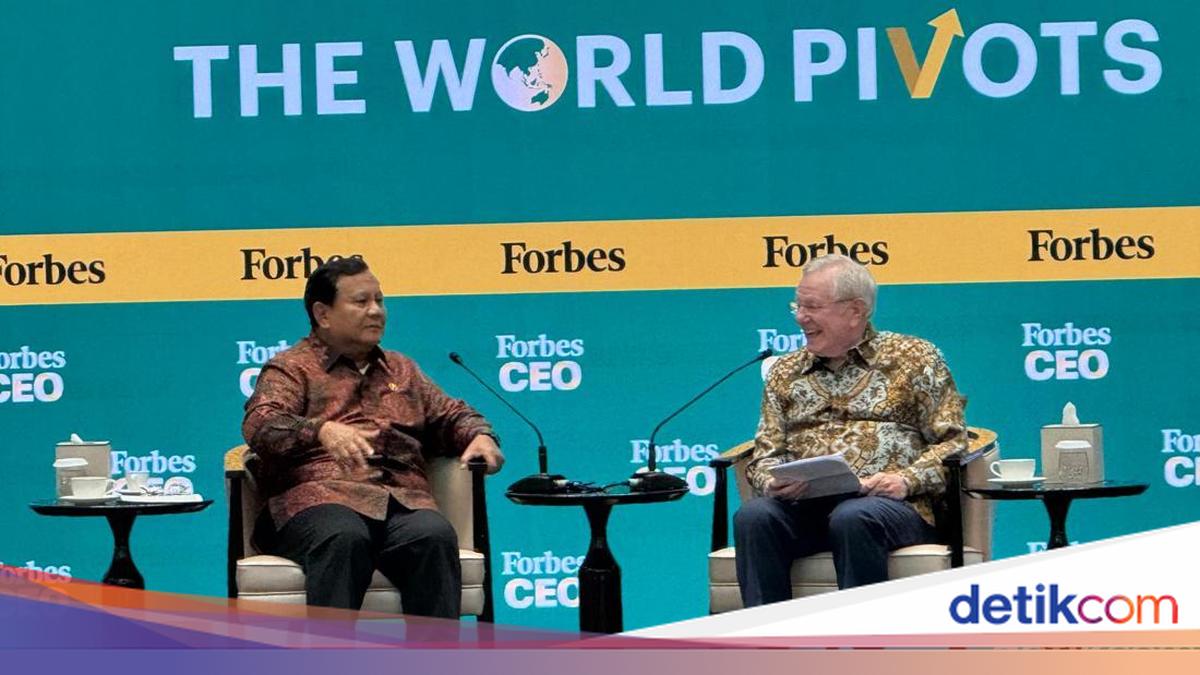 Prabowo Diskusi Bersama Steve Forbes di Jakarta, Diawali Makan Malam Bersama