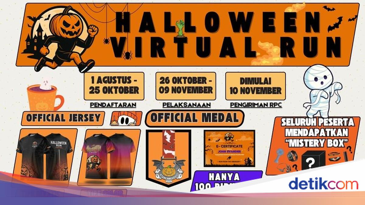 Spooky Fun Run! Serunya Ikut Halloween Run Virtual 2025