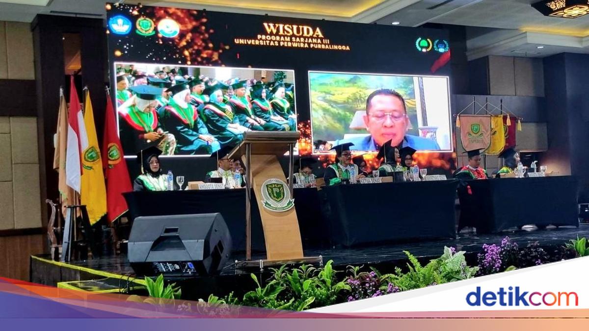 Ini Pesan Bamsoet untuk Wisudawan Sarjana Universitas Perwira Purbalingga