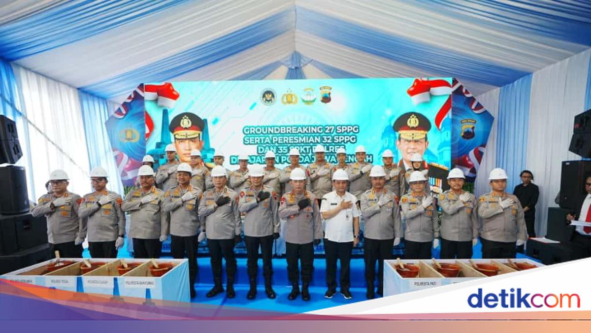 Kapolri Resmikan 32 SPPG-Groundbreaking 27 SPPG di Jateng, Terus Dukung Program MBG